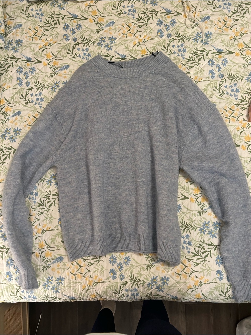 H&M Pale Blue Crewneck Sweater